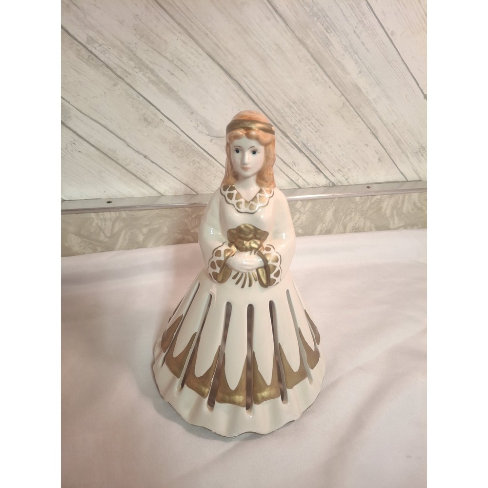 Vintage Retired Lillian Vernon Angel Napkin Holder Holiday Minor Paint Issues